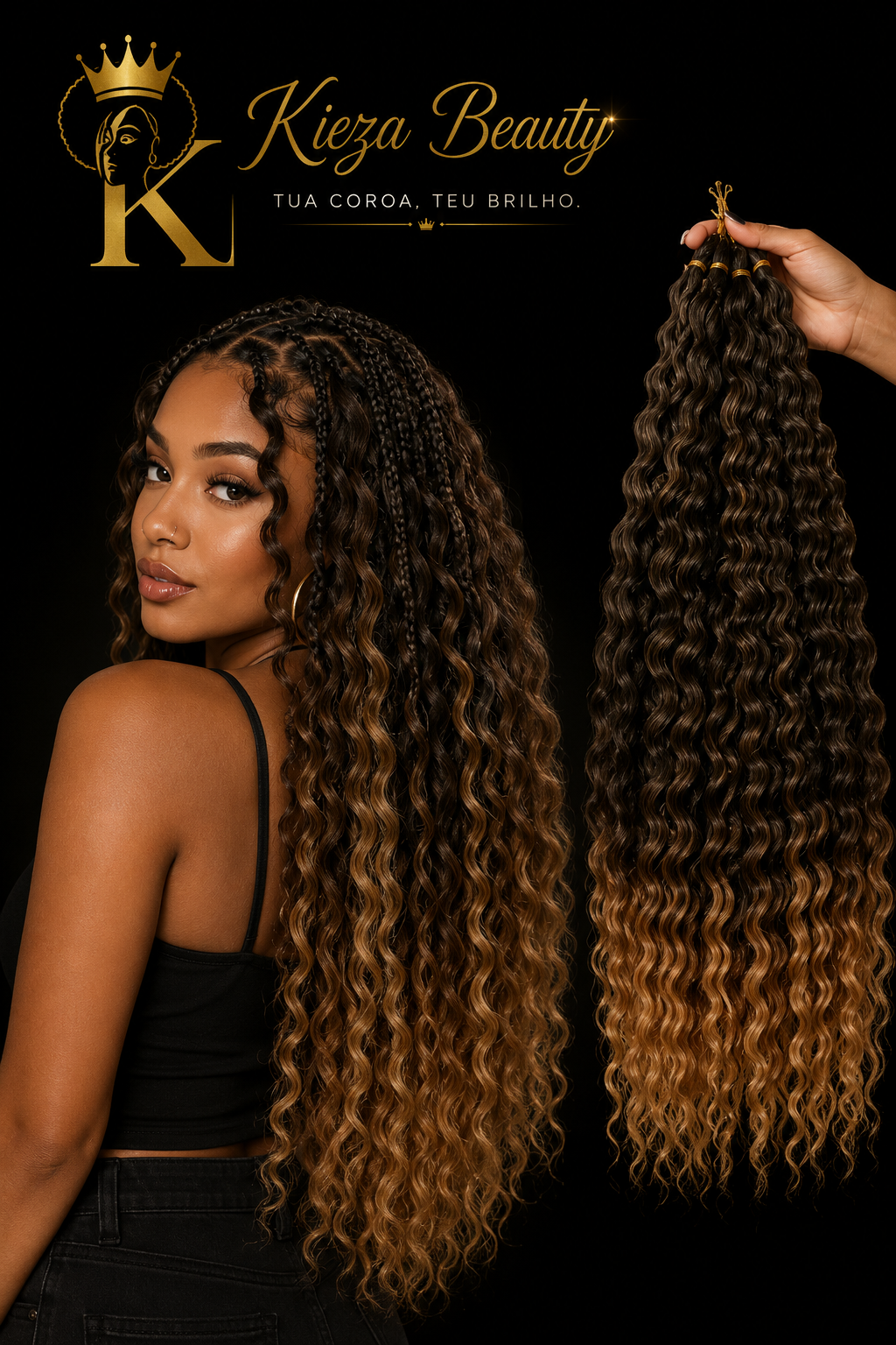 ONDAS DO MAR — Crochet Braids Kieza Beauty