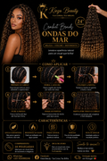 ONDAS DO MAR — Crochet Braids Kieza Beauty